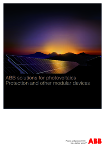Intreruptor, disjunctor, intreruptor diferential ABB pentru protectie echipamente fotovoltaice - prezentare generala