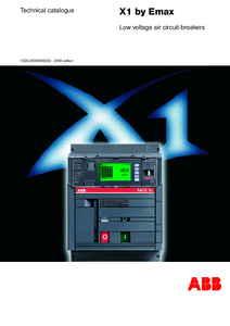 Intrerupatoare automate cu rupere in aer Emax X1 - prezentare detaliata