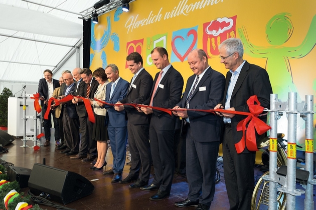 Deschiderea oficiala a fabricii de schela din Guenzburg, Bavaria