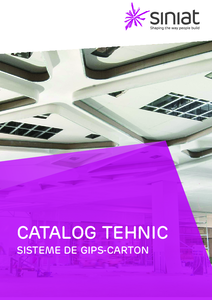 Catalog Tehnic 2015 - Sisteme de gips-carton Siniat 2015 - fisa tehnica