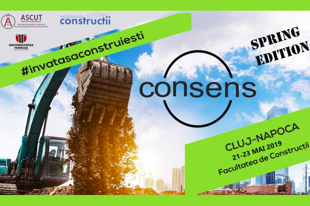 Consens 2019 la Facultatea de Constructii - 21-23 mai