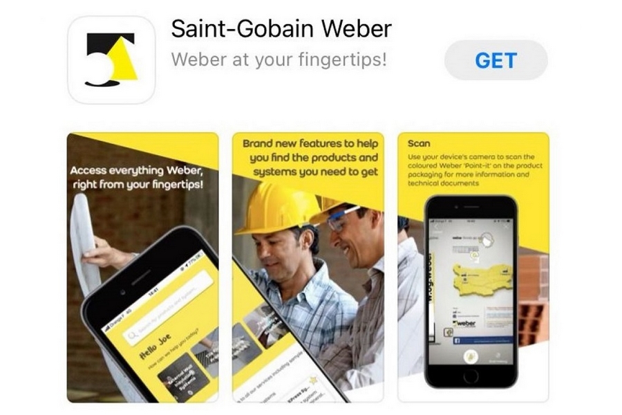 Noua aplicatie Weber Saint-Gobain