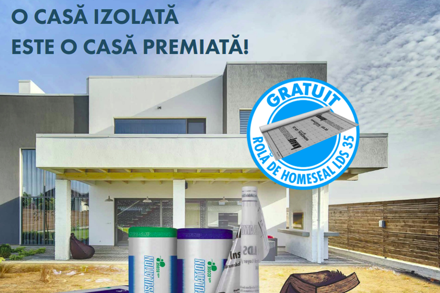 Campania promotionala Knauf Insulation - O casa izolata este o casa premiata