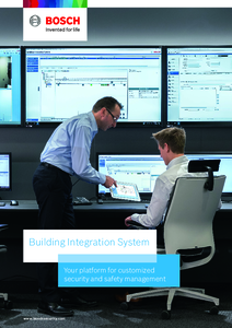 Software de integrare de securitate Bosch - Building Integration Systems (BIS) - prezentare generala