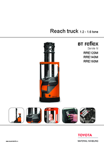 Reach truck BT Reflex seria N - fisa tehnica