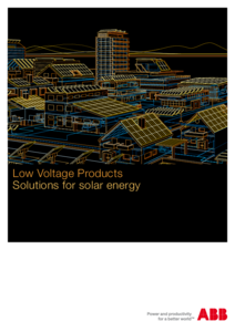 Instalatii si sisteme fotovoltaice ABB - caracteristici si dimensionare - prezentare detaliata