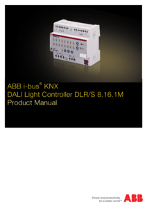 Control inteligent pentru iluminat - Dali light Controller DLR/S 8.16.1M - prezentare detaliata