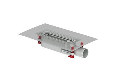 Rigola de dus ACO ShowerDrain S+ - Corp inferior, garda hidraulica cu inaltime de 50 mm