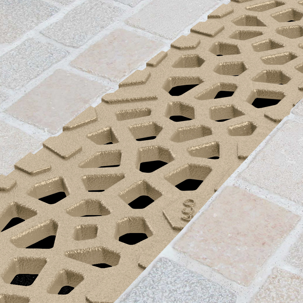 Gratar ACO Voronoi pentru rigole - Quartz