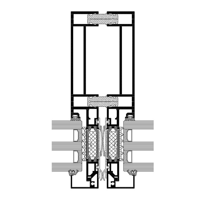 Fatada modulara Aliplast MS - Conexiune intre module in sistemul MS
