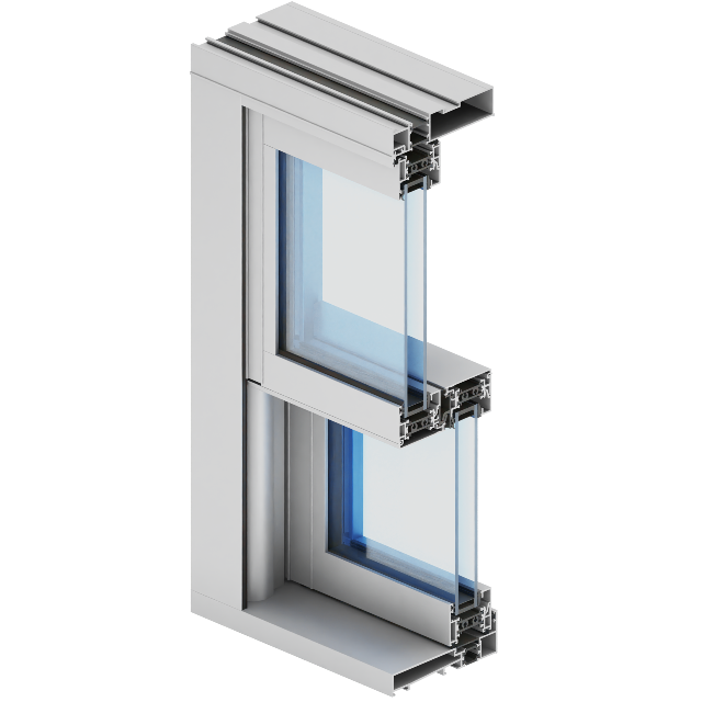 Sistem de fereastra tip ghilotina VS600, cu glisare verticala