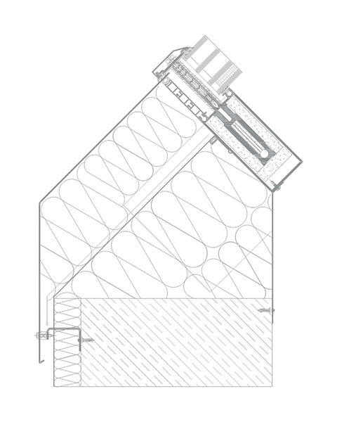 Sistem de luminatoare cu protectie impotriva incendiilor MC Fire Roof