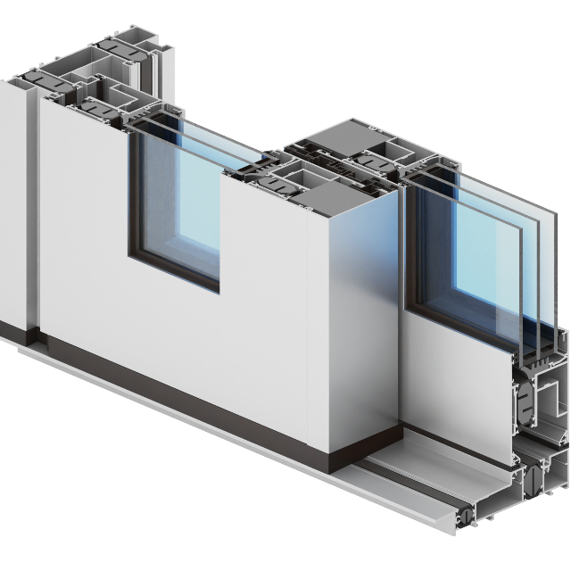 Sistem de usi glisante Ultraglide - cu prag de dimensiuni reduse (scund)