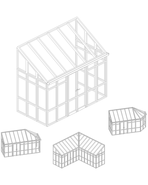 Sisteme de acoperisuri pentru gradini de iarna Victorian Plus - VT Lean-to