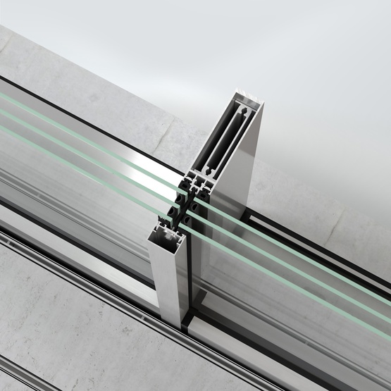 Sisteme de perete cortina din aluminiu Schüco FWS 35 PD.HI