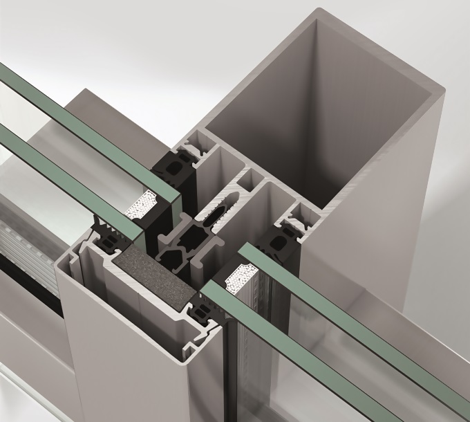 Sisteme de perete cortina din aluminiu Schüco FWS 50/60