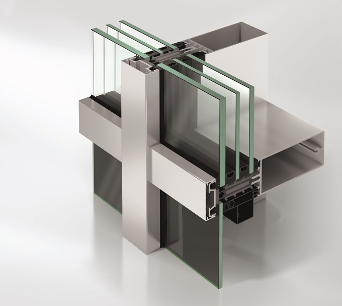 Sisteme de perete cortina din aluminiu Schüco FWS 50/60