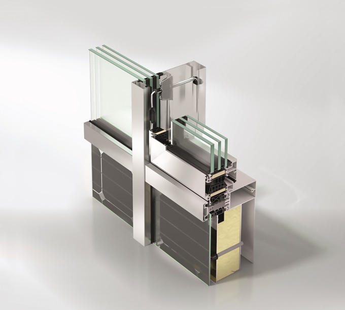 Sisteme de perete cortina din aluminiu Schüco FWS 50/60