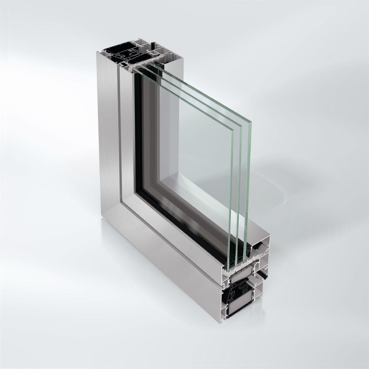 Sistem de ferestre din aluminiu Schüco AWS 90 AC.SI