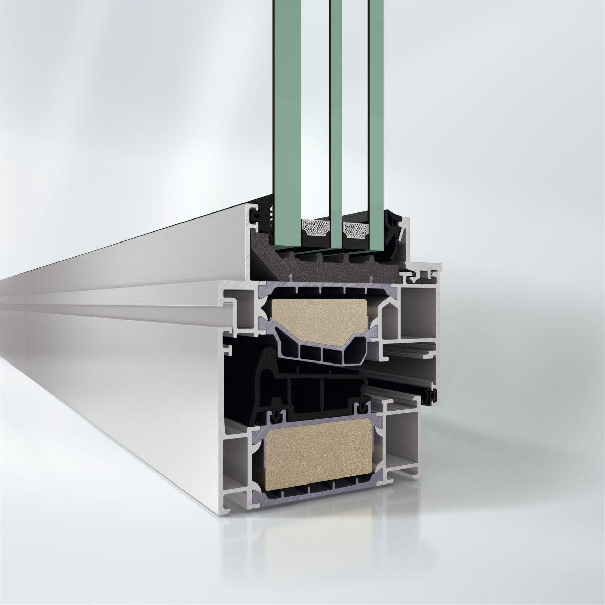 Sistemul de ferestre din aluminiu Schüco AWS 90 ST.SI⁺