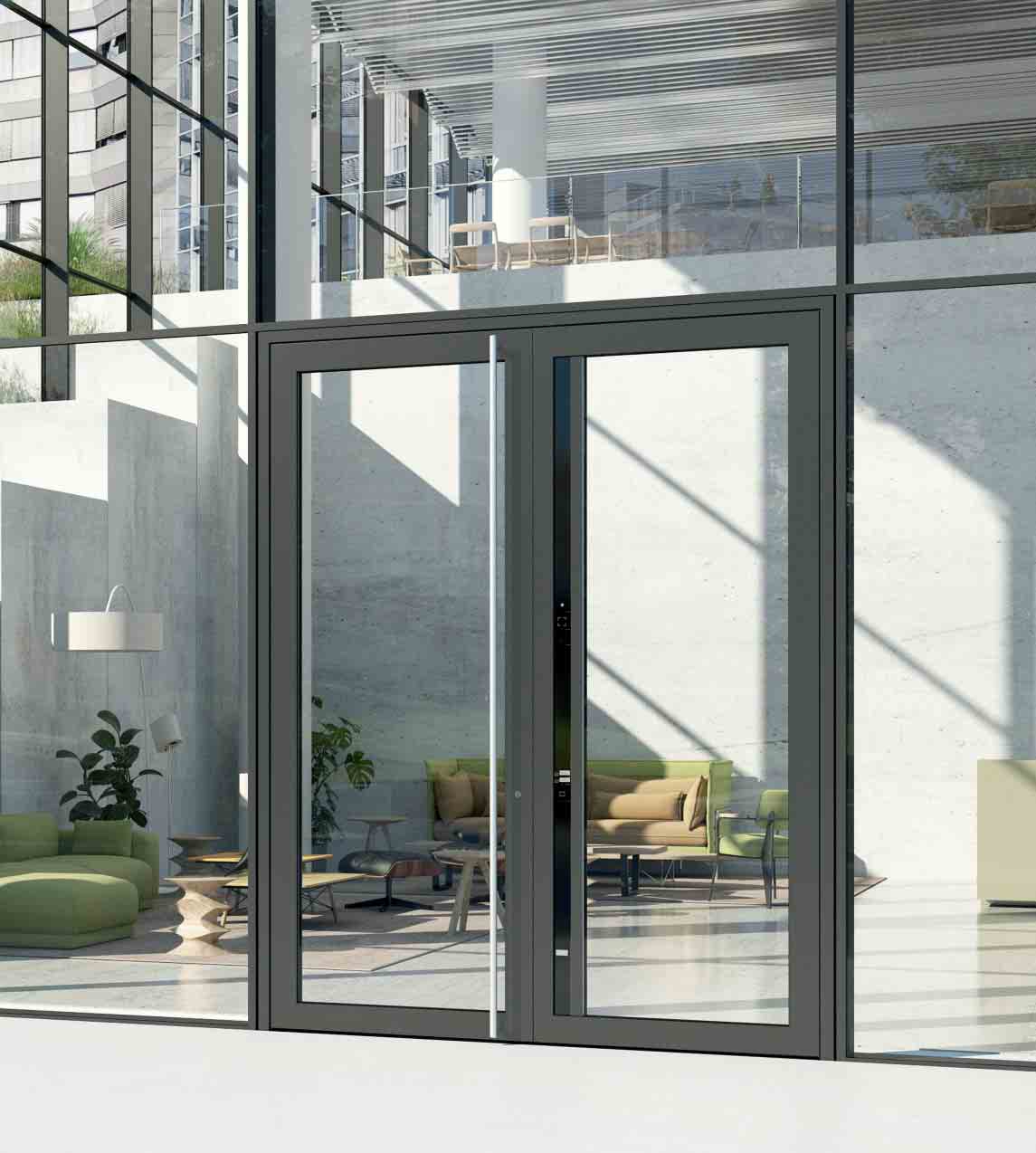 Sistem de aluminiu pentru usi de intrare Schüco AD UP 75/90