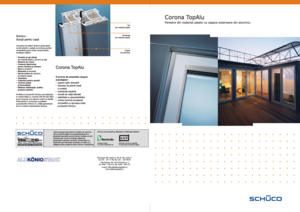 Sistem de ferestre Schüco TopAlu - prezentare detaliata