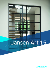 Sisteme de profile din otel Jansen Art'15 - prezentare detaliata