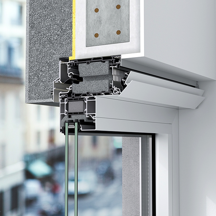 Sistem de ventilatie fonoizolant integrat in ferestre Schüco VentoFrame Asonic