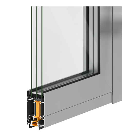 Sistem pentru ferestre batante cu bariera termica Alumil SMARTIA S61