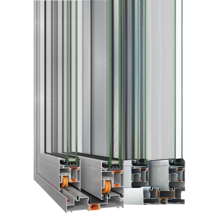 Sistem pentru ferestre Lift&Slide cu bariera termica Alumil SMARTIA S560