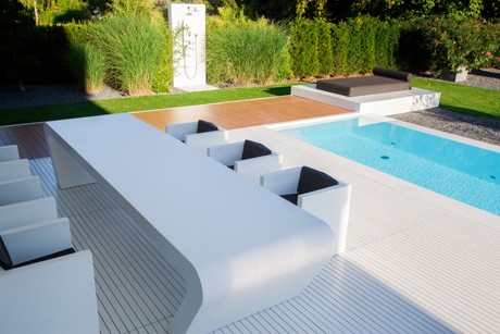 HI-MACS - materialul ideal pentru amenajari exterioare