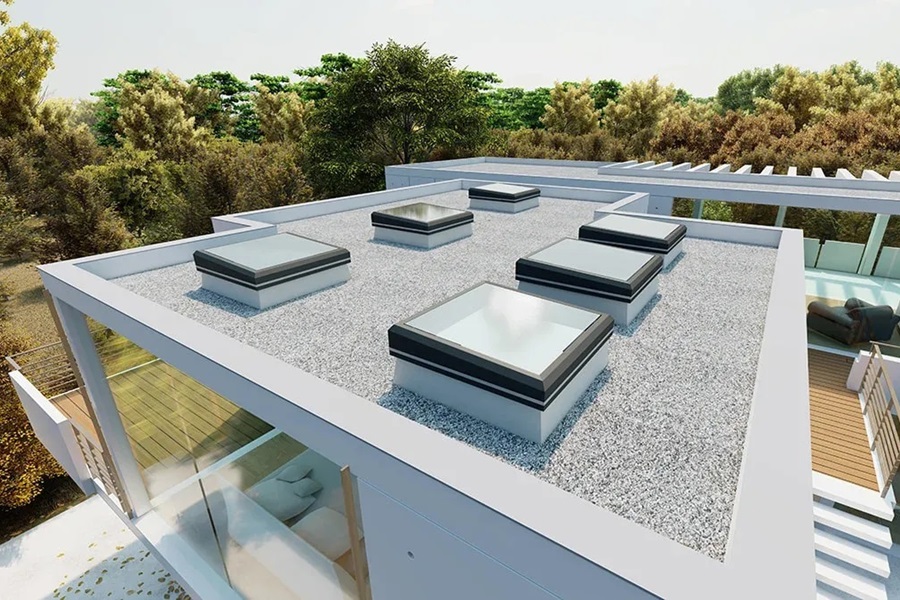 Desfumare, ventilatie si lumina naturala cu luminatoarele tip fereastra Lamilux FE