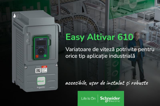 Easy Altivar 610 de la Schneider Electric - Solutia care nu intra in vacanta