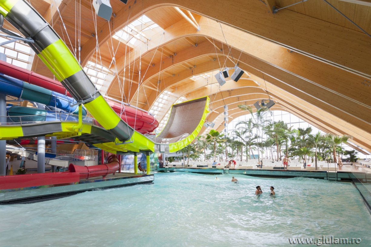 GLULAM a realizat structura din lemn de la THERME NORD BUCURESTI, Corp Galaxy