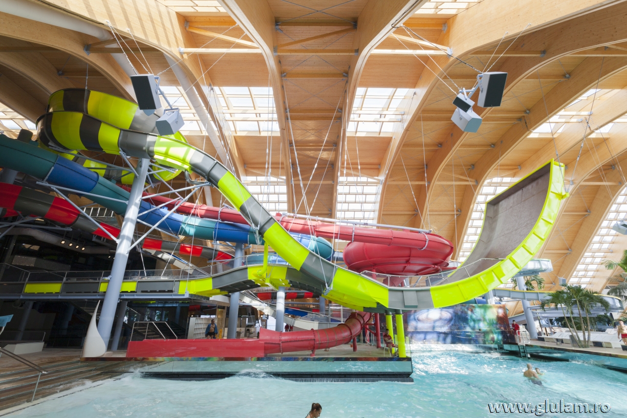 GLULAM a realizat structura din lemn de la THERME NORD BUCURESTI, Corp Galaxy