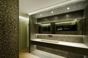 HI-MACS pentru mobilierul de baie - colectia Manhattan