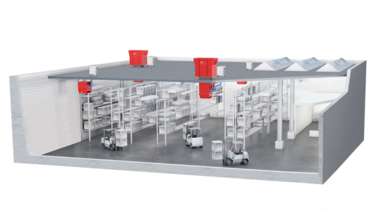 Centrul de service Rolls-Royce din Gdynia, Polonia, alege ventilatie industriala centralizata de la Hoval