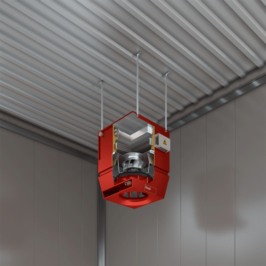 Incalzire si ventilatie industriala sustenabila Hoval pentru un important centru logistic