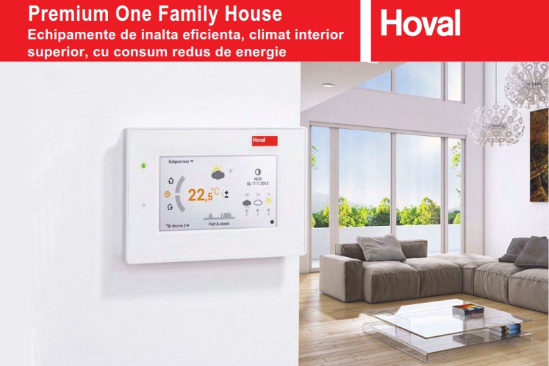 Solutii rezidentiale ecologice Hoval pentru case premium - Premium One Family House
