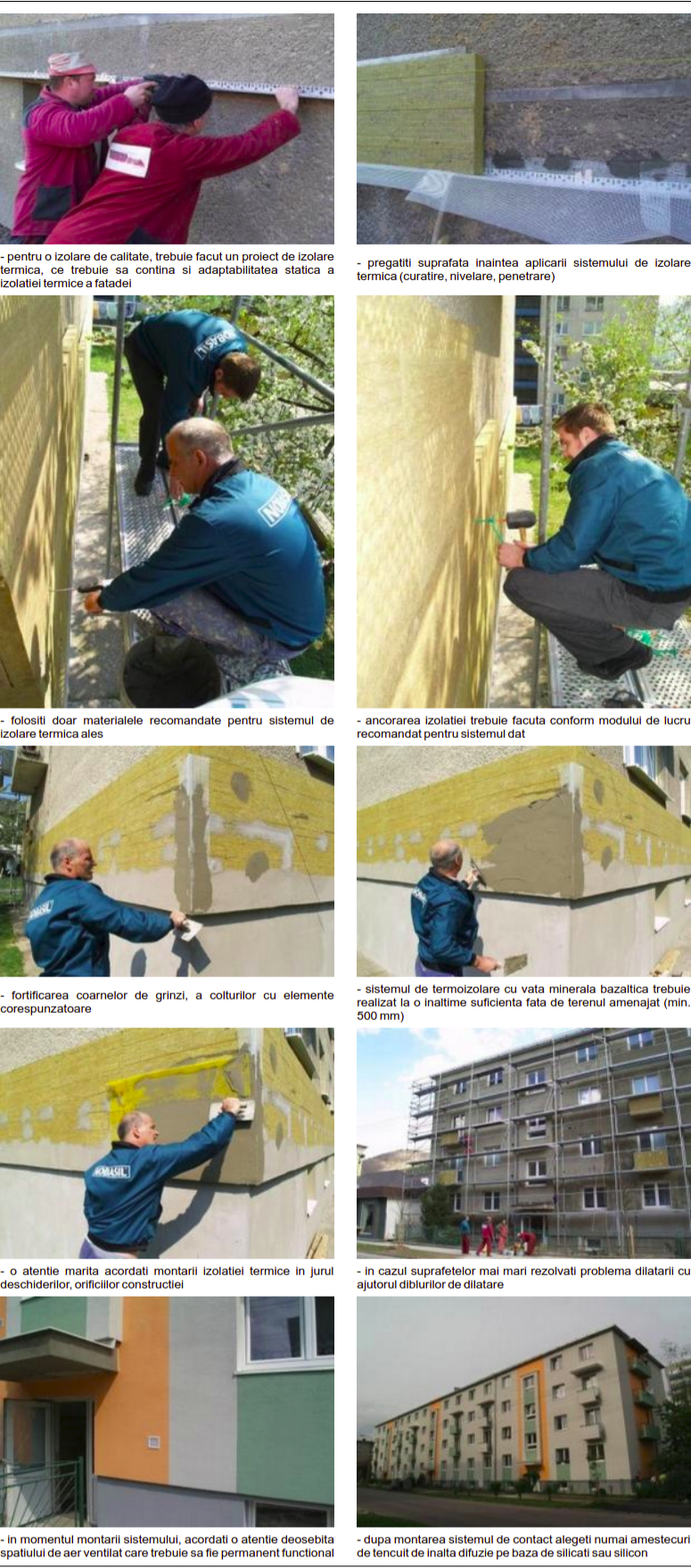 Izolarea fatadelor cu vata minerala bazaltica Knauf Insulation
