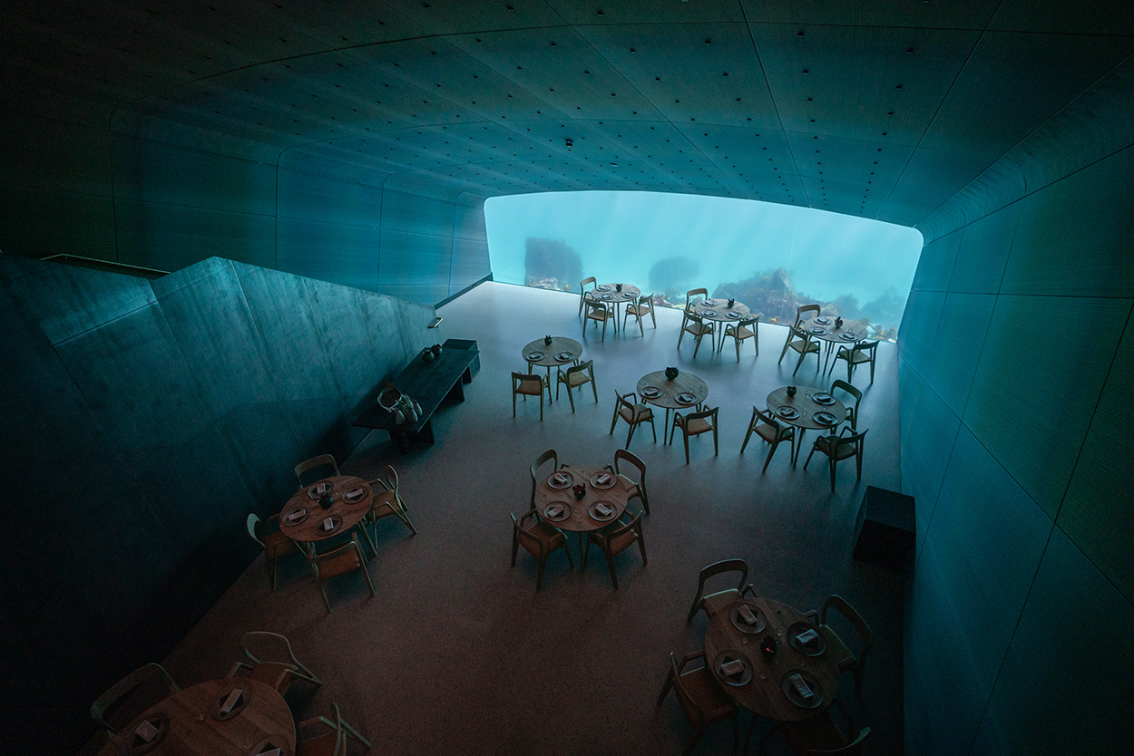 MAPEI products at The Under Restaurant, Spangereid, Norway