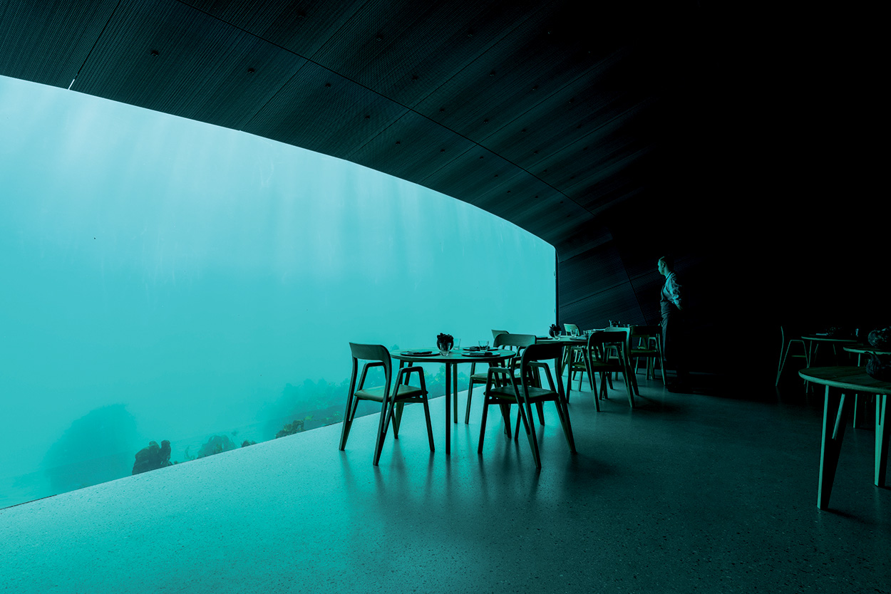 MAPEI products at The Under Restaurant, Spangereid, Norway