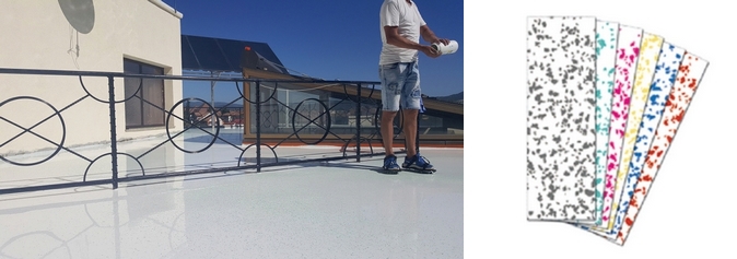 Realizarea teraselor exterioare moderne cu finisajul poliuretanic PU 400