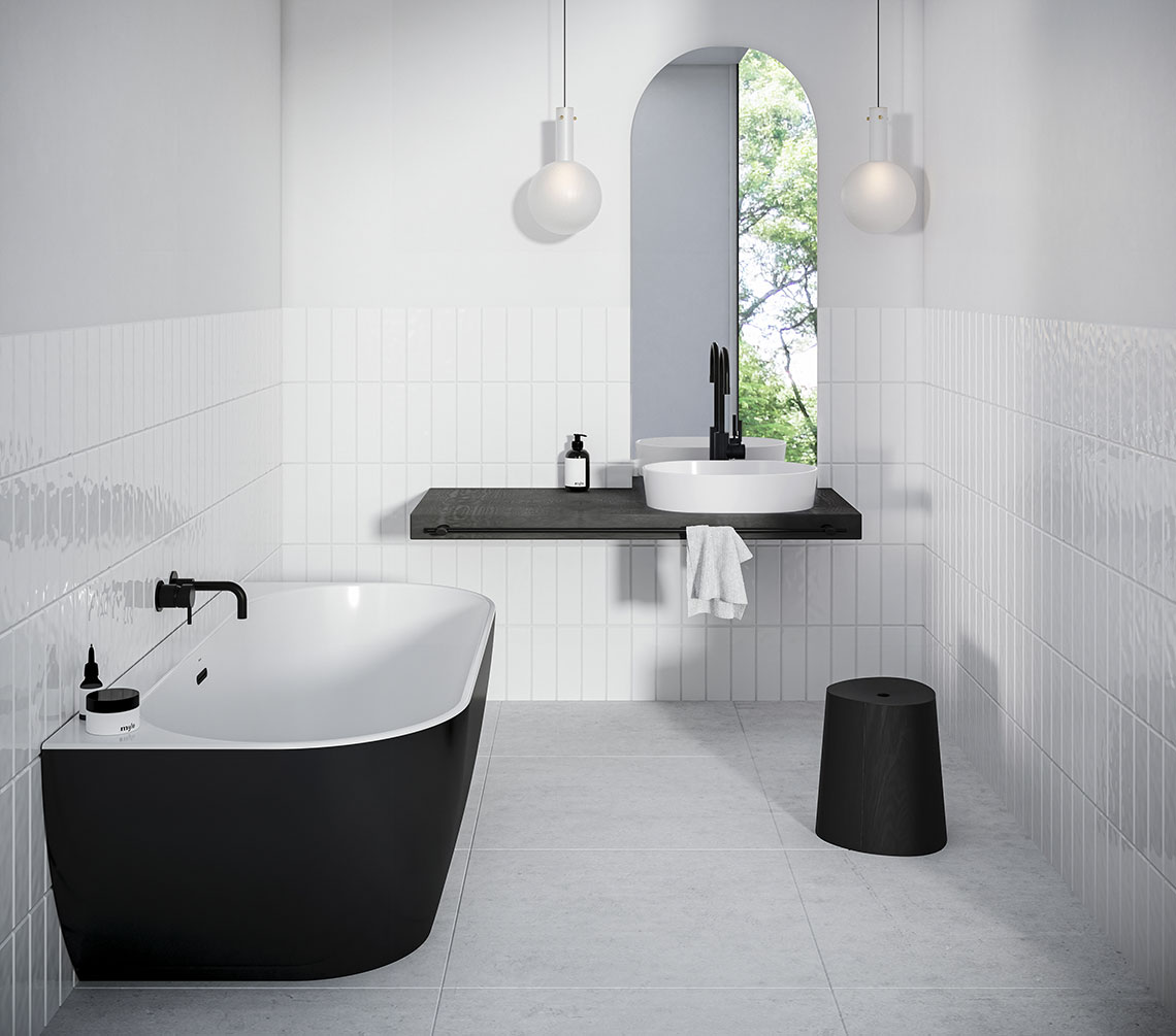 Cada Freedom W - Baie RAVAK in alb si negru - Sfaturi + modele pentru o amenajare inspirata Cada Freedom W - Baie RAVAK in alb si negru - Sfaturi + modele pentru o amenajare inspirata