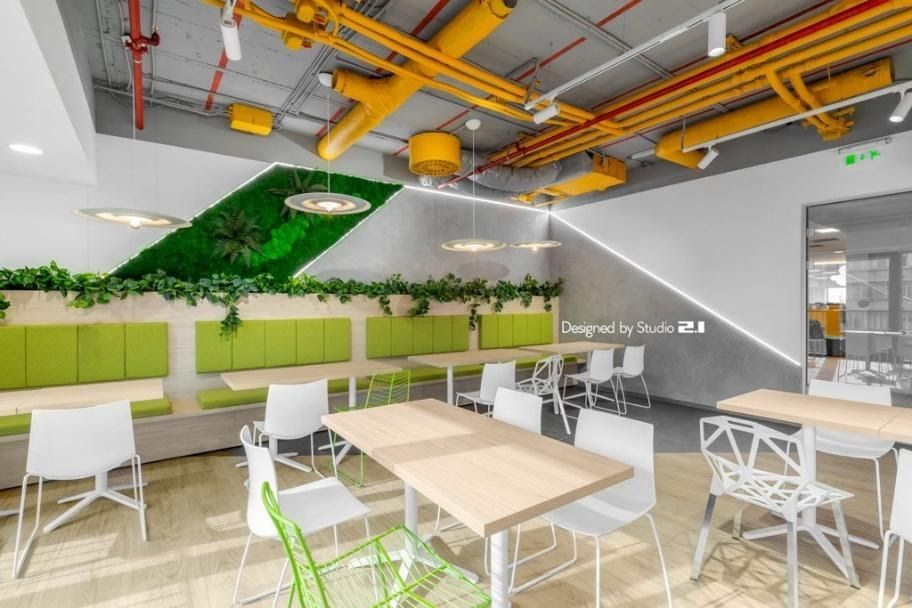 Scaune operationale Xenon la sediului SolarWinds, Bucuresti - Zona de luat masa si cafeteria
