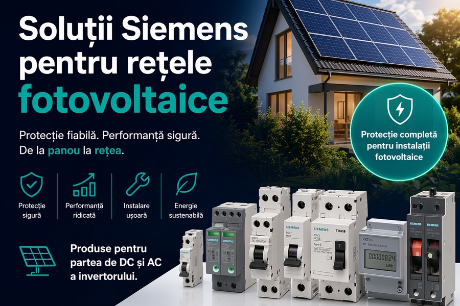 Solutii Siemens pentru retele fotovoltaice