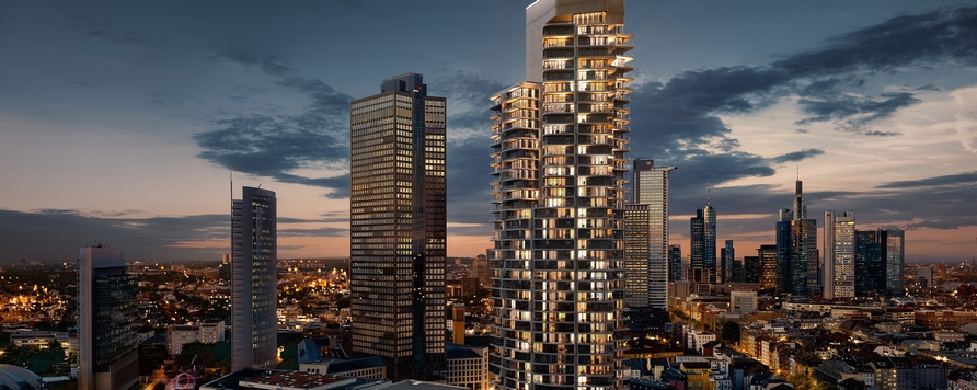 Solutiile Uponor implementate la Grand Tower, Frankfurt am Main