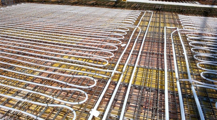 Sistemul radiant pentru incalzire si racire prin tavan Uponor Contec - Activarea miezului de beton