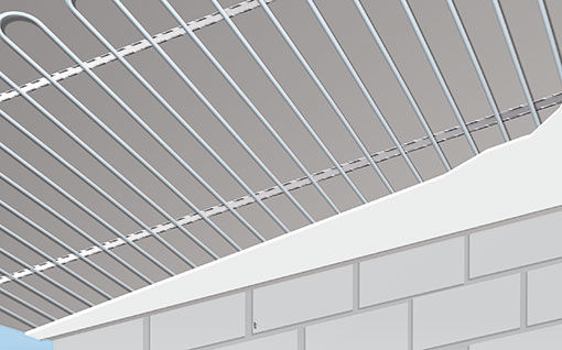 Sistemul Uponor Fix 9.9 pentru incalzire si racire prin pereti si tavane