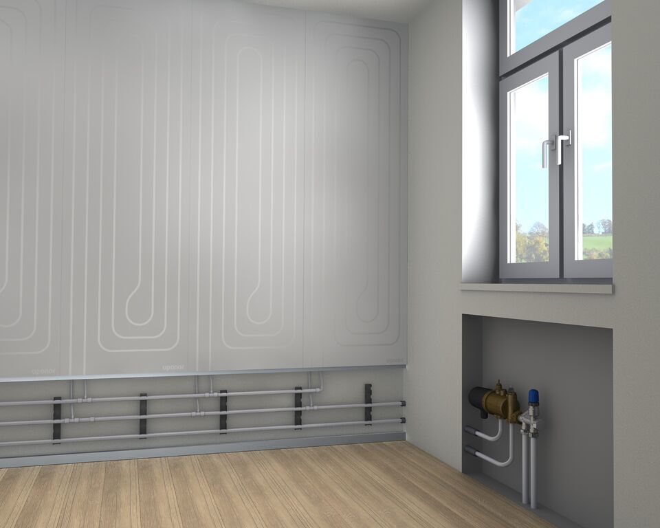 Uponor Renovis - Sistemul de incalzire si racire prin tavan si pereti perfect pentru renovari